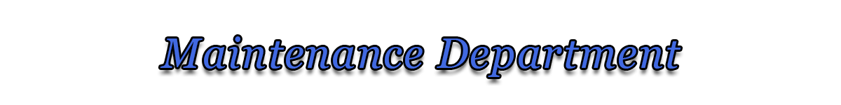 Maintenance Department